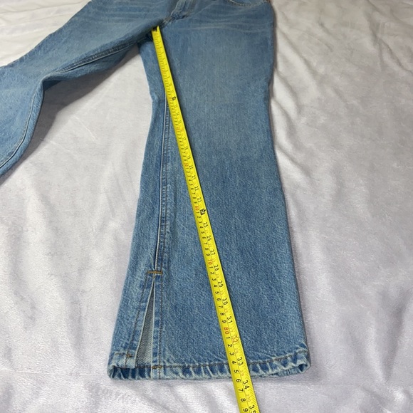 Zara Denim Blue Flare Jeans - Picture 5 of 11